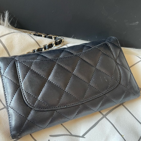 Classic Matelasse Long Wallet Black - Picture 5 of 12